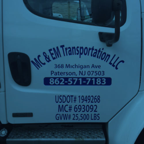 truck lettering